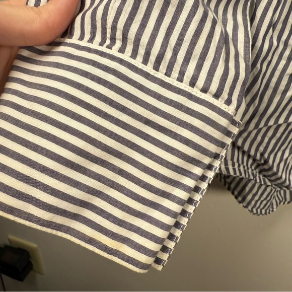 French Connection Gray and White Button Down Shirt - Picture 6 of 9